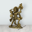 Hanuman Statue Lifting Sanjeevi Mountain Murti - 3.5 x 2.25 Inches | Antique Brass Idol / Anjaneya Statue - Retail Maharaj