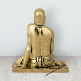 Swami Samarth Murti – Brass Idol / Swami Samarth Statue for Pooja (1.5 x 1.25 Inches) - Retail Maharaj