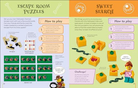 The LEGO Halloween Games Book: Ideas for 50 Games, Challenges, Puzzles, and Activities - Retail Maharaj