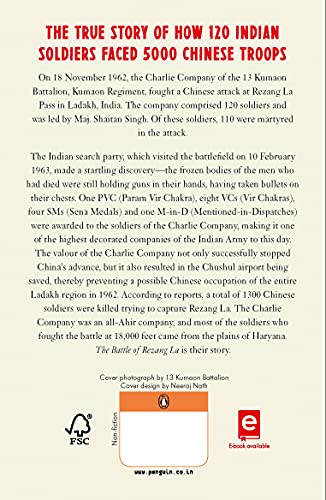 The Battle of Rezang La: The true story of how 120 Indian soldiers faced 5000 Chinese troops | Penguin Non-fiction - Retail Maharaj