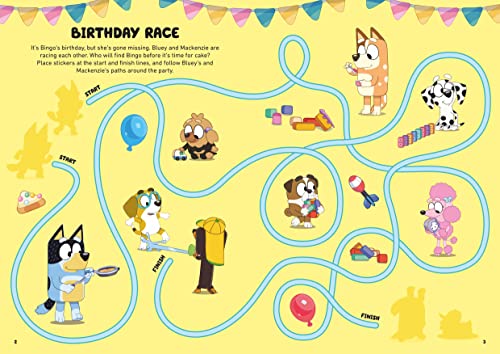Bluey: Bluey and Friends: A Sticker Activity Book - Retail Maharaj