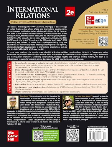 International Relations, 2e for UPSC 2026 | IR for UPSC with Solved Previous Years' Questions and Practice Questions for Prelims and Mains exams | Author Videos | Quick Revision - Retail Maharaj