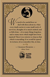 Oliver Twist Charles Dickens Classic Novel, (Coming of Age, Orphan, Required Literature), Ribbon Page Marker, Perfect for Gifting - Retail Maharaj