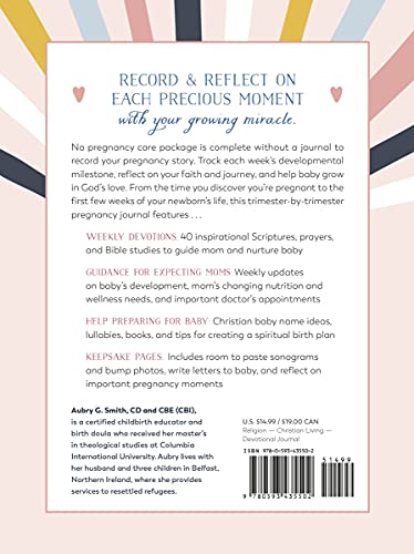 The Christian Mom's Pregnancy Journal: Week-by-Week Guide, Prayers, and Memory Book - Retail Maharaj
