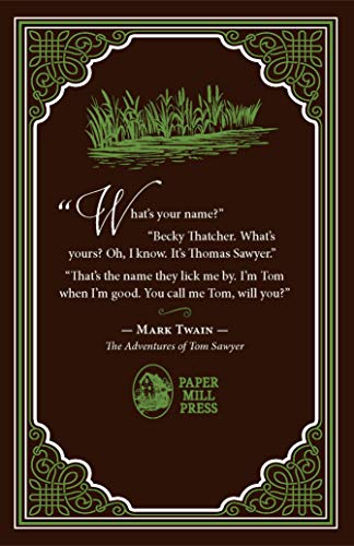 The Adventures of Tom Sawyer Mark Twain Classic (Essential Reading, Adventure, Required Literature) Ribbon Page Marker, Perfect for Gifting - Retail Maharaj