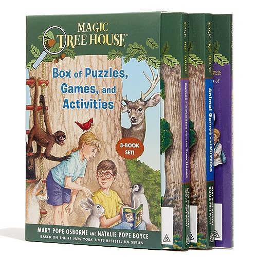 Magic Tree House Box of Puzzles, Games, and Activities (3 Book Set) - Retail Maharaj