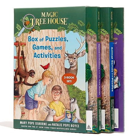 Magic Tree House Box of Puzzles, Games, and Activities (3 Book Set) - Retail Maharaj