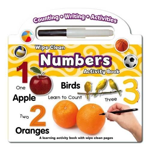 Wipe Clean Activity Book - Numbers: Colouring & Activity (Wipe Clean Books with Pen) - Retail Maharaj