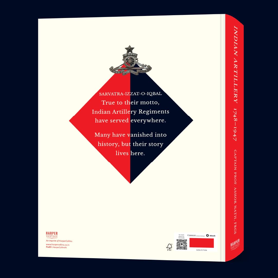 Indian ARTILLERY 1748-1947: Historical Records and Regimental Iconography of Indian Artillery - Retail Maharaj