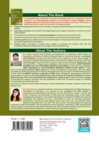 Taxmann's Investing in Stock Markets [NEP | UGCF] – NEP-aligned Guide that Unites Theory & Application—Equipping Learners with Clear Concepts | Project-based Exercises | Updated Data - Retail Maharaj