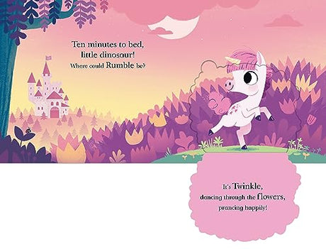 Ten Minutes to Bed: Where's Little Dinosaur?: A magical lift-the-flap book - Retail Maharaj