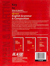 Key to High School English Grammar & Com - Retail Maharaj