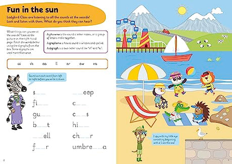 Phonics Practice: A Learn with Ladybird Activity Book (5-7 years): Ideal for home learning (KS1) - Retail Maharaj