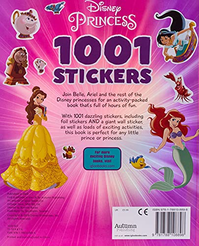 Disney Princess Mixed: 1001 Stickers - Retail Maharaj