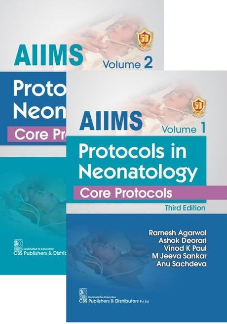 Aiims Protocols In Neonatology Core Protocols 2 Vol Set 3Ed (Pb 2025): 1,2 - Retail Maharaj