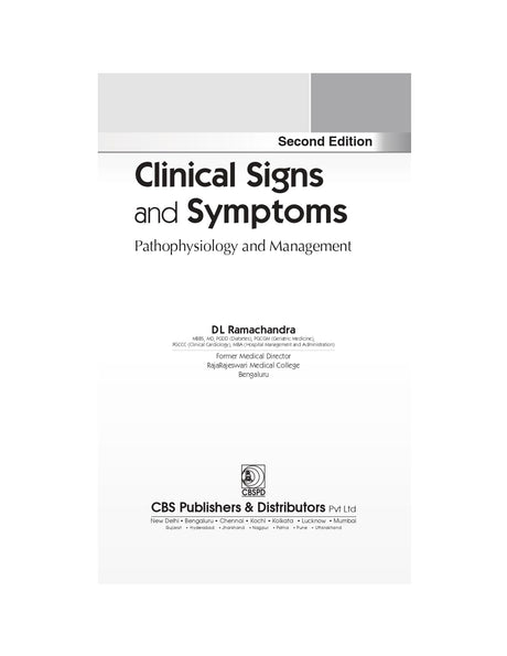Clinical Signs and Symptoms 2/e, Pathophysiology and Management - 2025 - Retail Maharaj