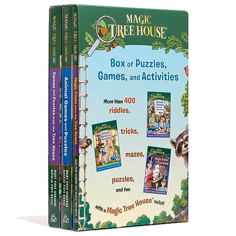 Magic Tree House Box of Puzzles, Games, and Activities (3 Book Set) - Retail Maharaj
