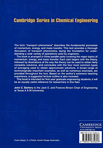 Advanced Transport Phenomena (Cambridge Series in Chemical Engineering) - Retail Maharaj