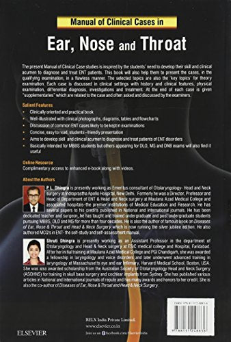 Manual Of Clinical Cases In Ear, Nose And Throat - Retail Maharaj