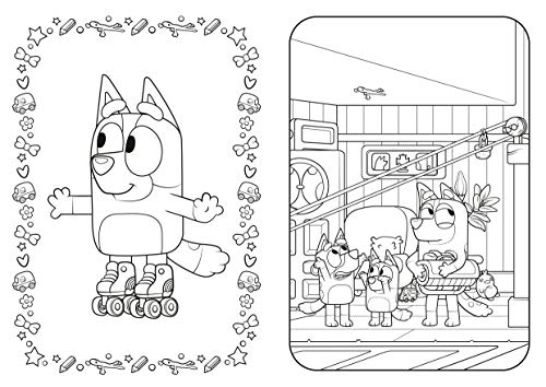 Bluey: Fun and Games: A Colouring Book: Official Colouring Book - Retail Maharaj
