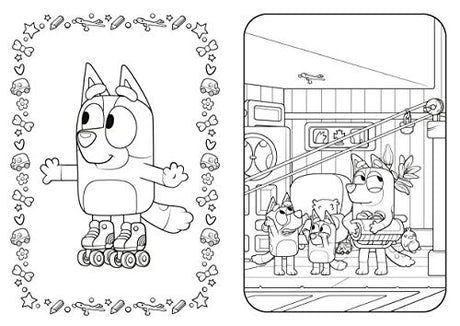 Bluey: Fun and Games: A Colouring Book: Official Colouring Book - Retail Maharaj