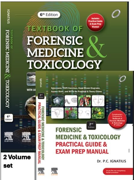 Textbook of Forensic Medicine and Toxicology 6th/2025 +Forensic Medicine & Toxicology Practical Guide - Retail Maharaj