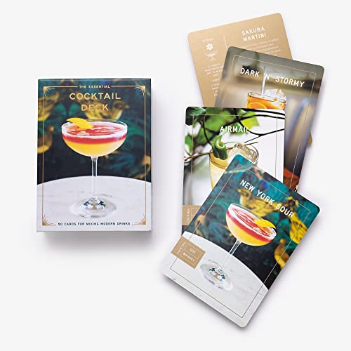 The Essential Cocktail Deck: 50 Cards for Mixing Modern Drinks - Retail Maharaj