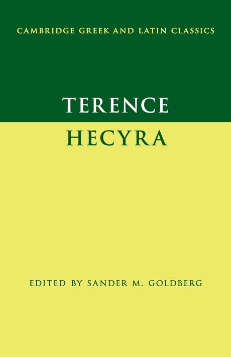 Terence: Hecyra (Cambridge Greek and Latin Classics) - Retail Maharaj