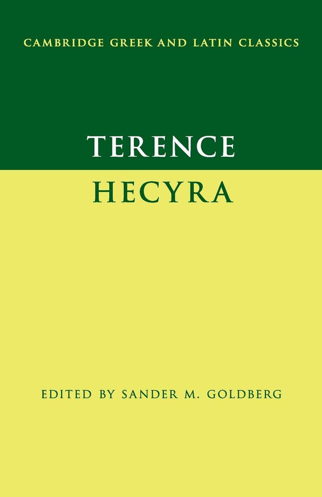Terence: Hecyra (Cambridge Greek and Latin Classics) - Retail Maharaj