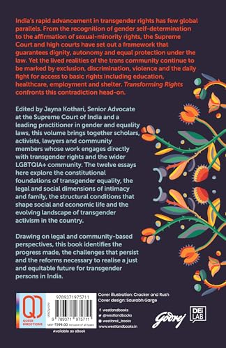 Transforming Rights: How Law Shapes Transgender Lives, identity and Community in India - Retail Maharaj