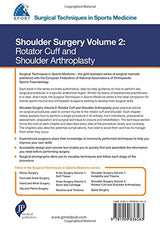SURGICAL TECH.IN SPORTS MEDICINE SHOULDER SURGERY VOL.2 ROTATOR CUFF AND SHOULDER ARTHROPLASTY,EFOST - Retail Maharaj