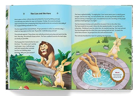 101 Tales The Great Panchatantra Collection - Collection of Witty Moral Stories For Kids For Personality Development (Hardback) - Retail Maharaj