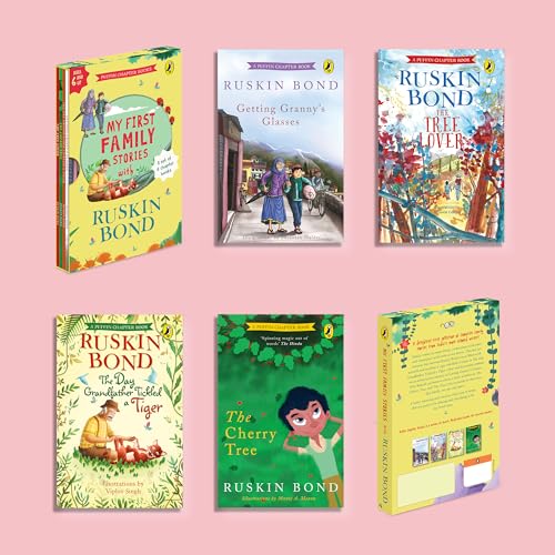 My First Family Stories: Ruskin Bond Boxset (Set of 4) | Illustrated Family Stories with Nature, Relationships, and Life Lessons | Perfect for Bedtime Reading and Gifting - Retail Maharaj