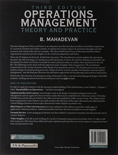 Operations Management: Theory and Practice, 3e - Retail Maharaj
