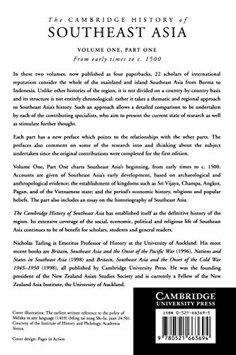 The Cambridge History of Southeast Asia: Volume 1, Part 1, from Early Times to C.1500 (The Cambridge History of Southeast Asia 4 Volume Paperback Set) - Retail Maharaj