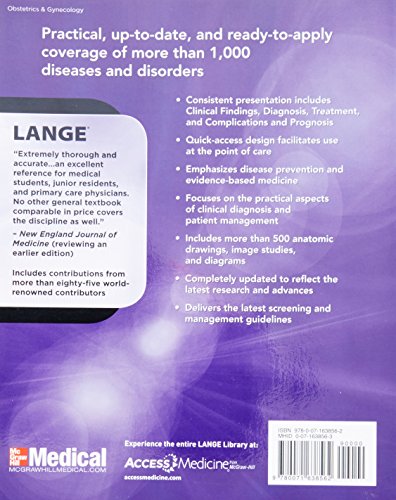Current Diagnosis & Treatment Obstetrics & Gynecology, Eleventh Edition (LANGE CURRENT Series) - Retail Maharaj