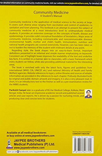COMMUNITY MEDICINE A STUDENT'S MANUAL - Retail Maharaj