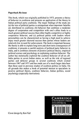 Strategy, Risk and Personality in Coalition Politics: The Case of India - Retail Maharaj