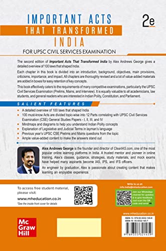Important Acts that transformed India, 2e for UPSC CSE 2026 - Retail Maharaj