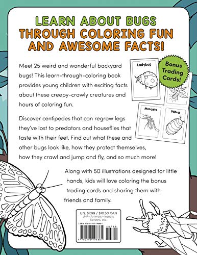 Bug Book for Kids: Coloring Fun and Awesome Facts - Retail Maharaj