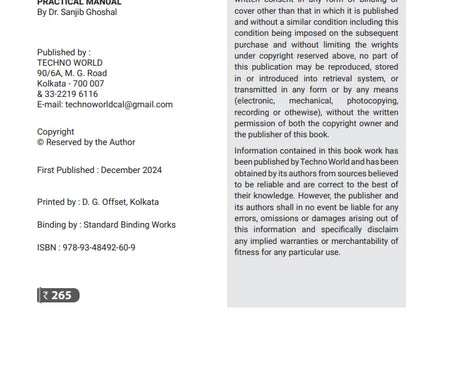 ZOOLOGY PRACTICAL MANUAL (3RD & 4TH SEMESTER) - Retail Maharaj