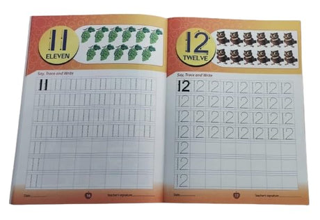 NUMBER WRITING BOOK 1 TO 50 AND 1 TO 100 FOR PREPRIMARY SCHOOL CHILDREN - Retail Maharaj