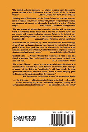 Muslim Society: 32 (Cambridge Studies in Social and Cultural Anthropology) - Retail Maharaj