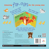 Pop Up Baby Animals Book for Children: 3D Interactive Animal Fun Pop Up Book for Kids | Cute Wildlife Adventures | Hands-On Animal Pictures | Early ... Little Wonders; 3+ (Pop-ups board books) - Retail Maharaj
