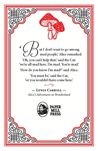 Alice's Adventures in Wonderland Lewis Carroll Classic Novel,(Down the Rabbit Hole-tale of Self Discovery and Curiosity), Ribbon Page Marker, Perfect for Gifting - Retail Maharaj