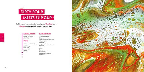 Acrylic Paint Pouring: 16 Fluid Painting Projects & Creative Techniques - Retail Maharaj