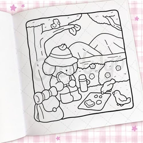 Cozy Days: A cute and comfy colouring book (Coco Wyo) - Retail Maharaj