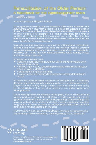 REHABILITATION OF THE OLDER PERSON - Retail Maharaj