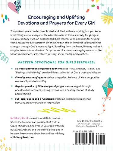Preteen Devotional for Girls: 52 Weeks of Encouraging Devotions and Scripture for Tweens - Retail Maharaj