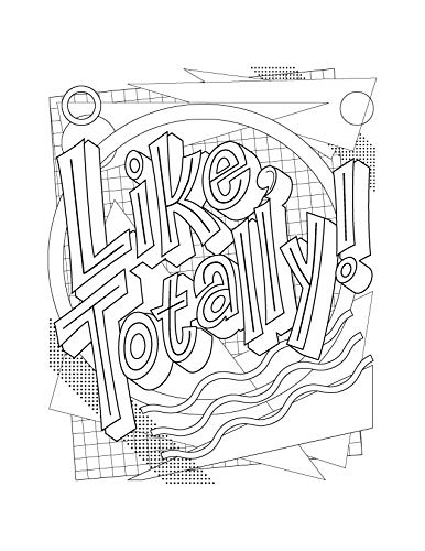 Totally '90s Coloring Book - Retail Maharaj